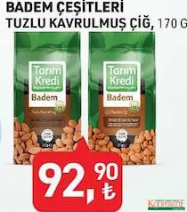 TARIM KREDİ BADEM ÇEŞİTLERİ 170 G TARIM KREDİ BADEM ÇEŞİTLERİ 170 G